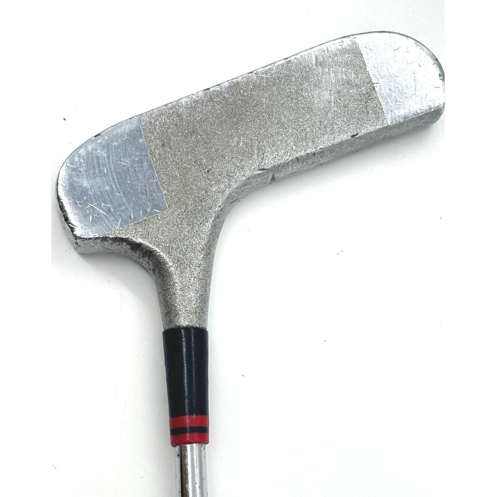 Spalding Mens Autograph Putter 35.5in Silver Steel Blade Right Handed Vintage - Picture 2 of 7